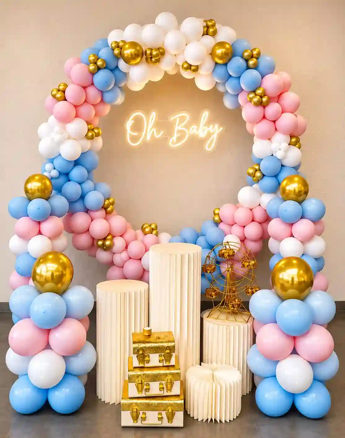 Baby Shower Colorful Decor